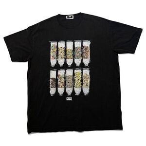 Kith Treats Cereal Black Multicolor Short Sleeve Shirt Sz M